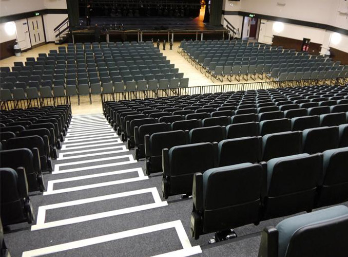 Inside auditorium