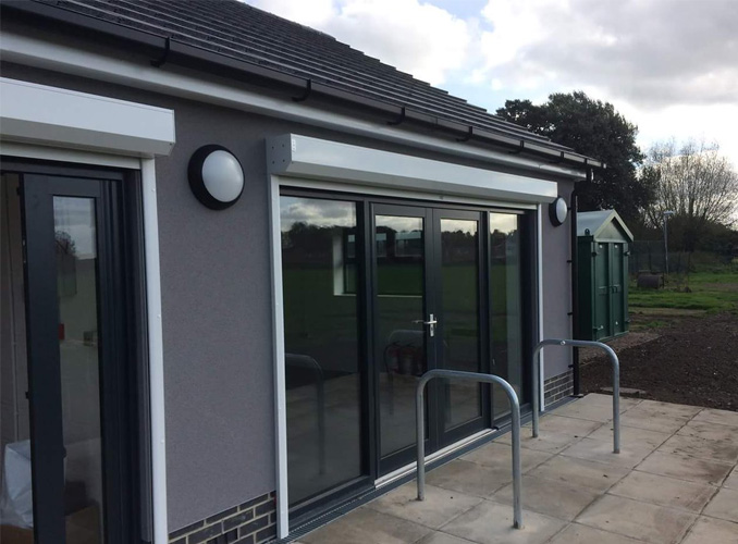 Entrance to cricket club